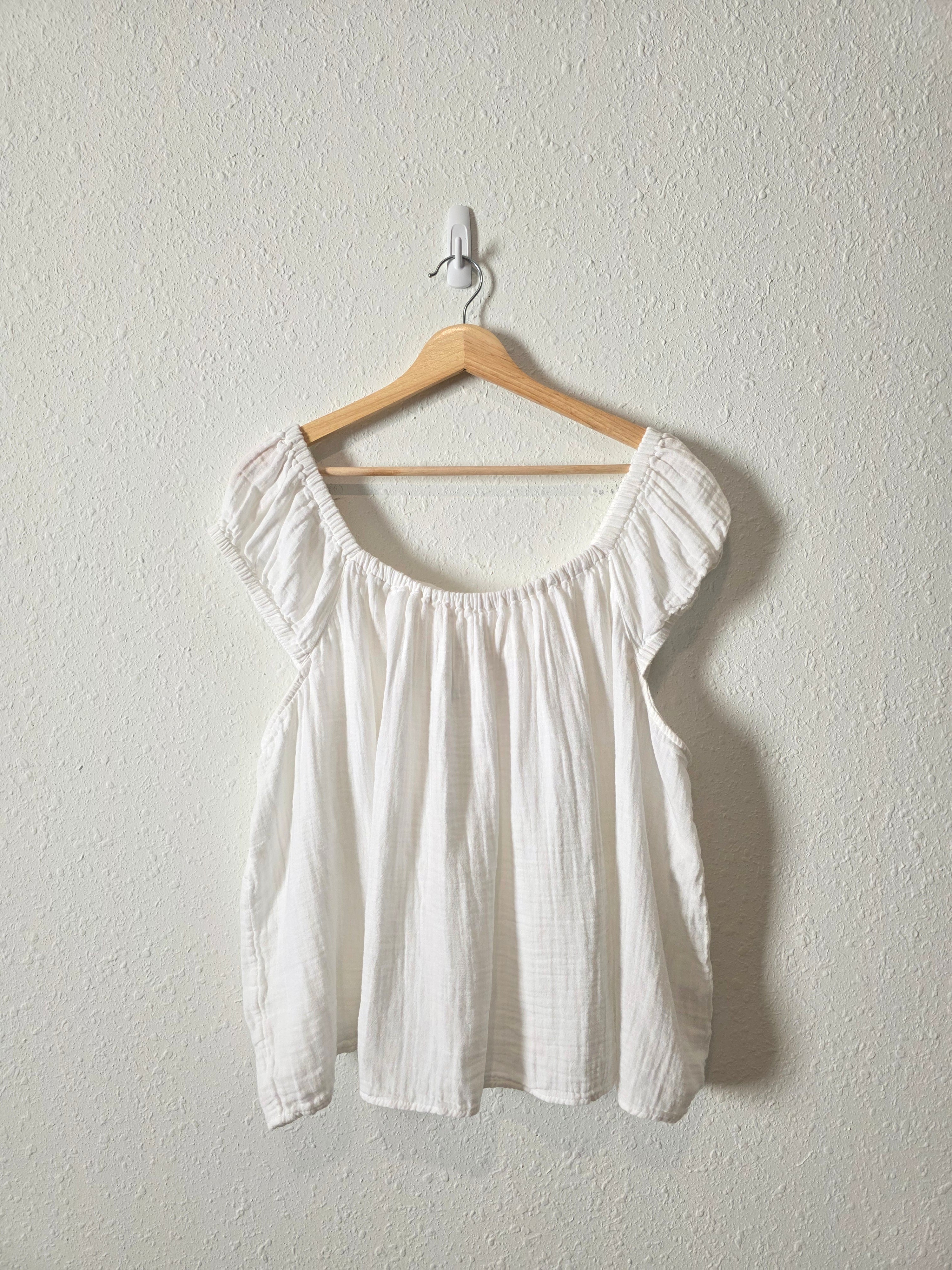Cotton Gauze Tie Back Tank (XXL)