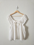 Cotton Gauze Tie Back Tank (XXL)