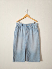 Madewell Denim Midi Skirt (31)