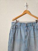 Madewell Denim Midi Skirt (31)