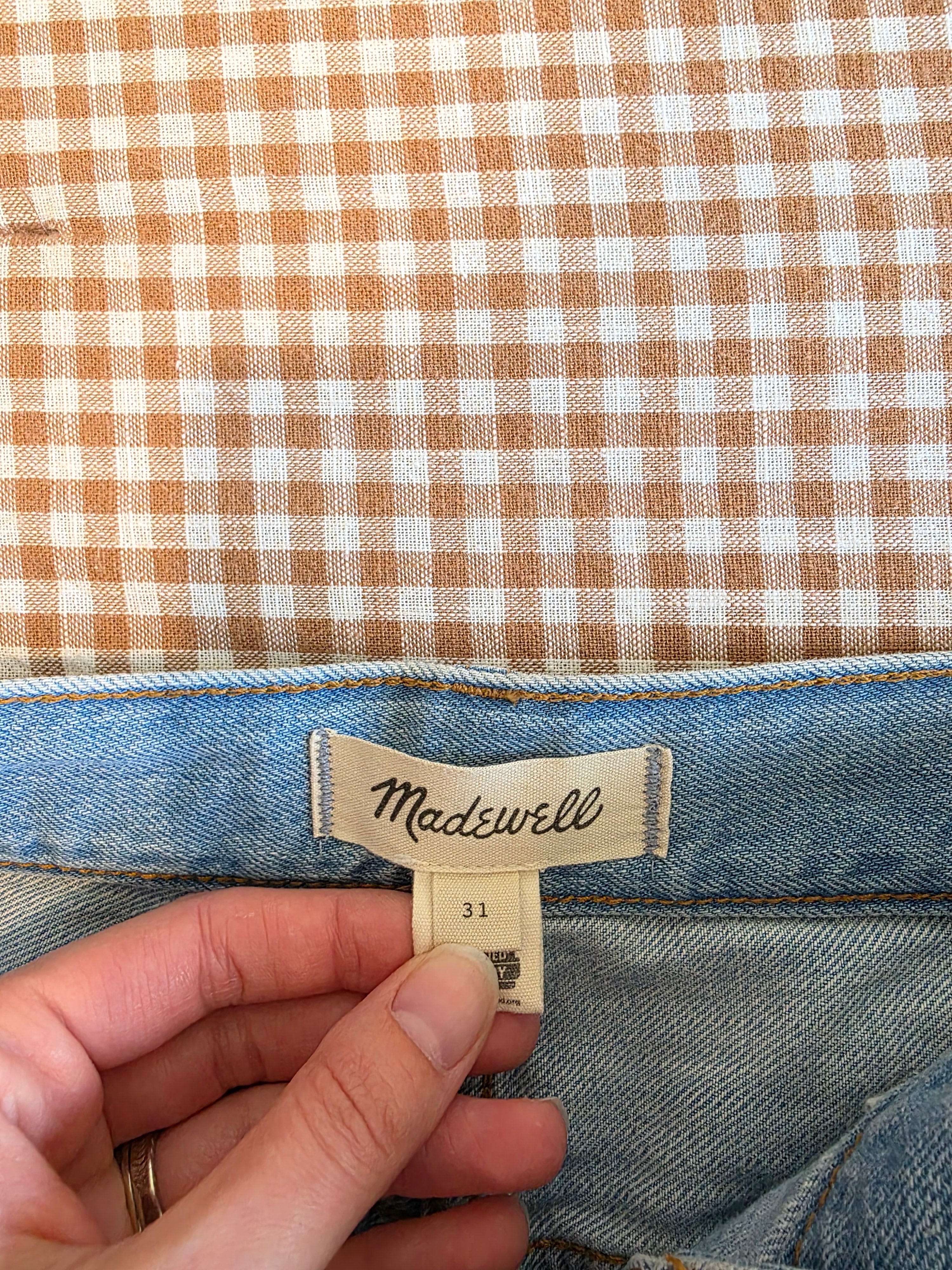 Madewell Denim Midi Skirt (31)
