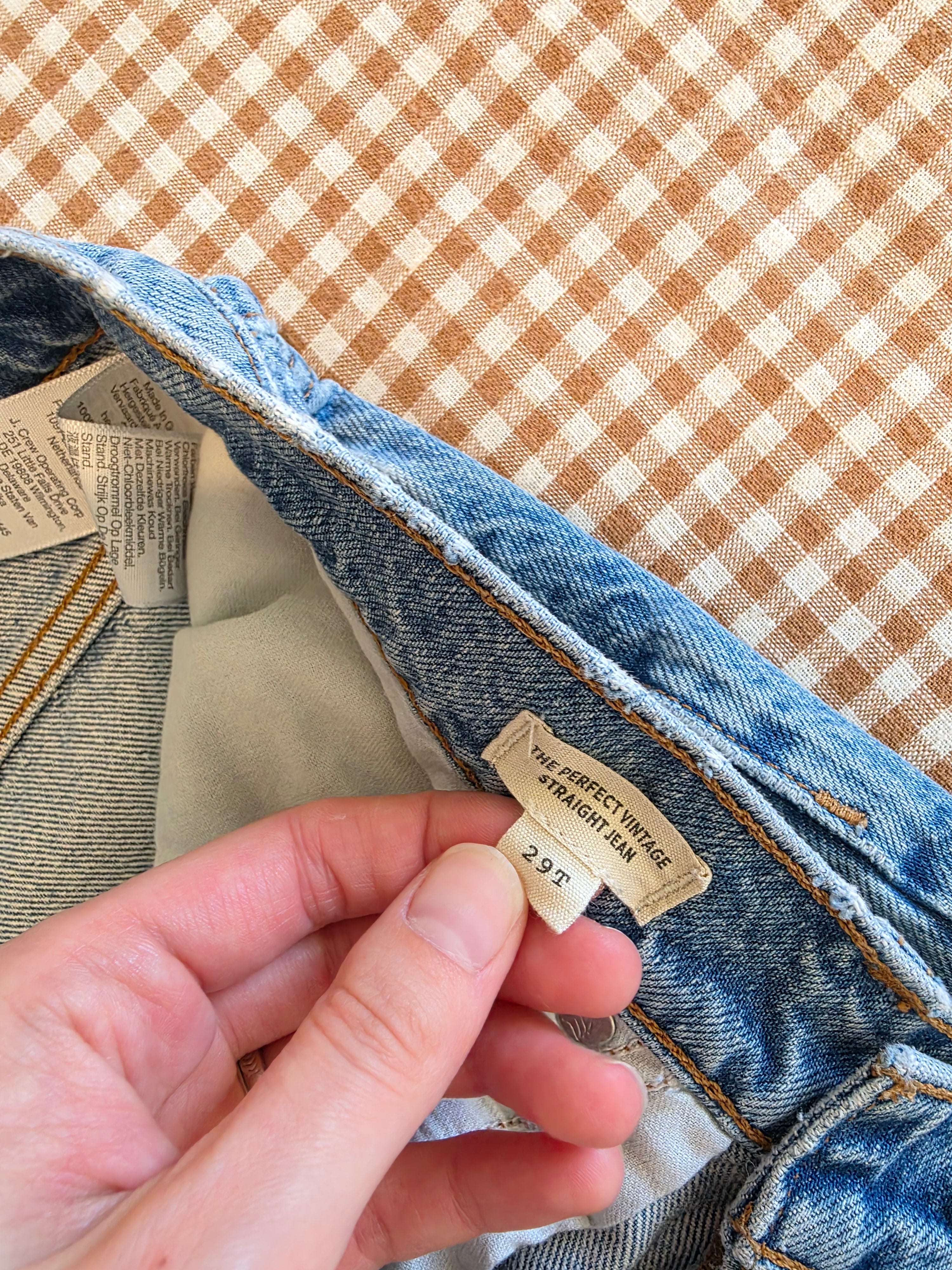 Madewell Perfect Vintage Straight Jeans (29T)