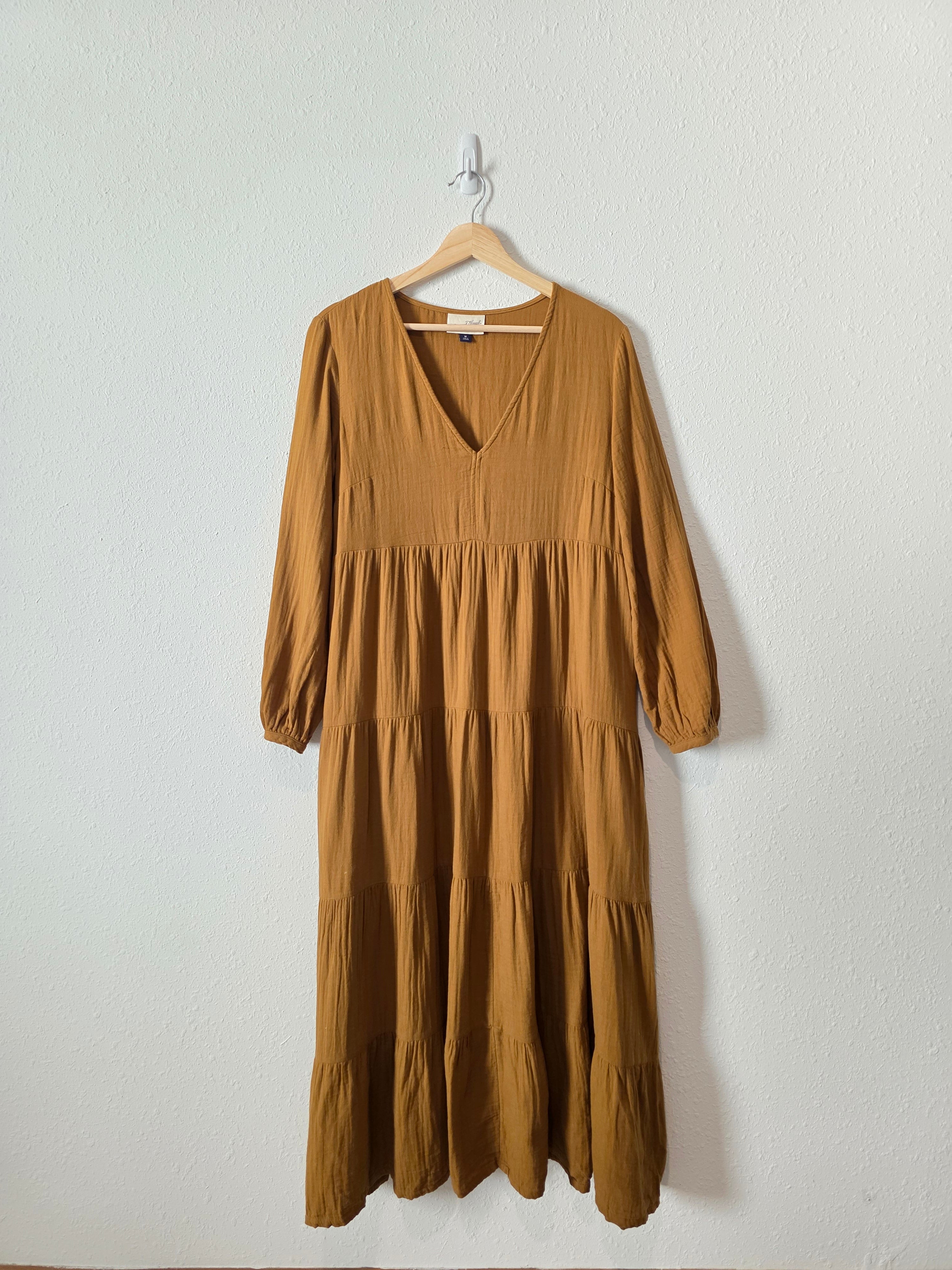 Cotton Gauze Maxi Dress (M)