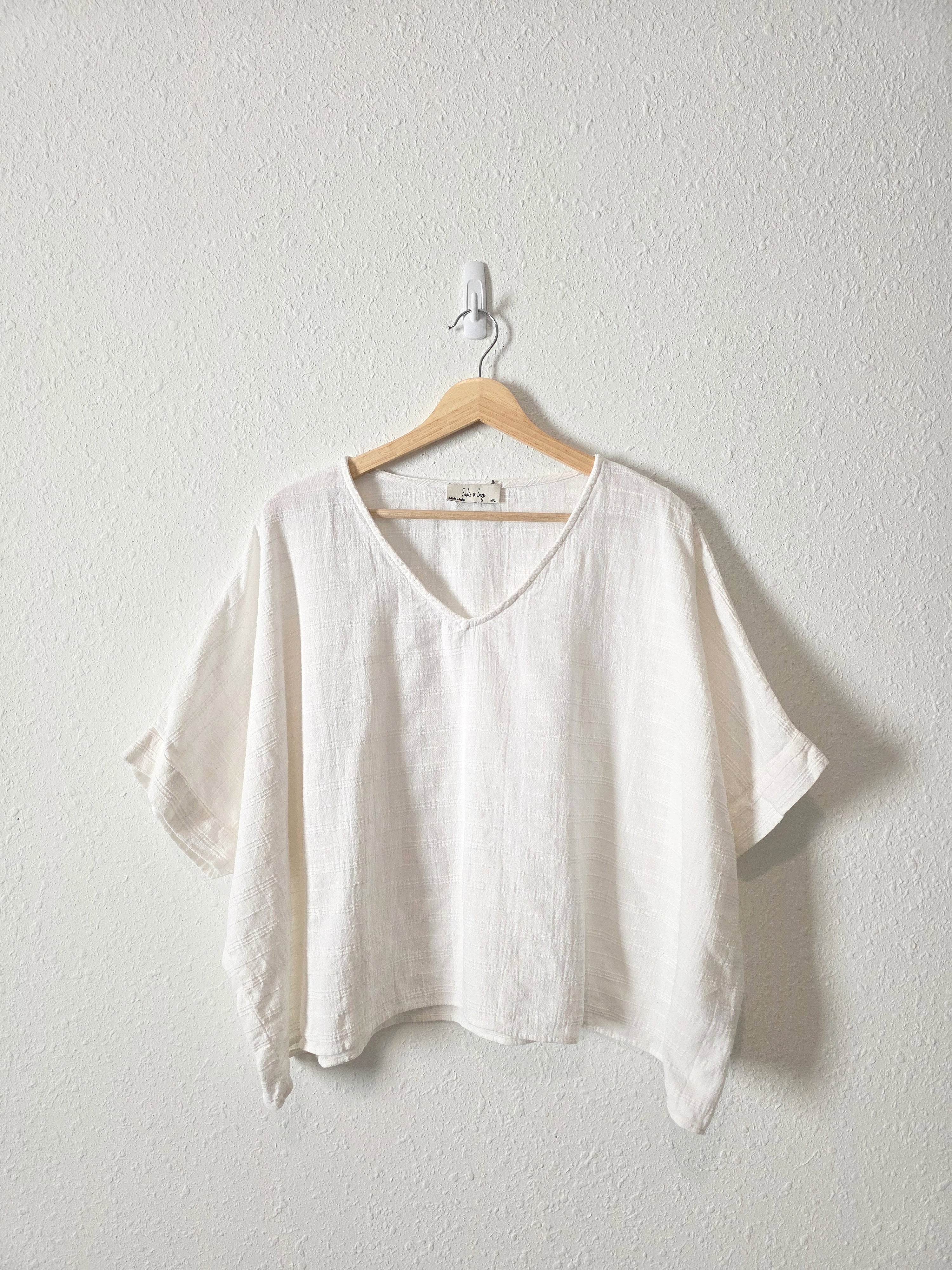 Sadie & Sage Oversized Cotton Top (M/L)
