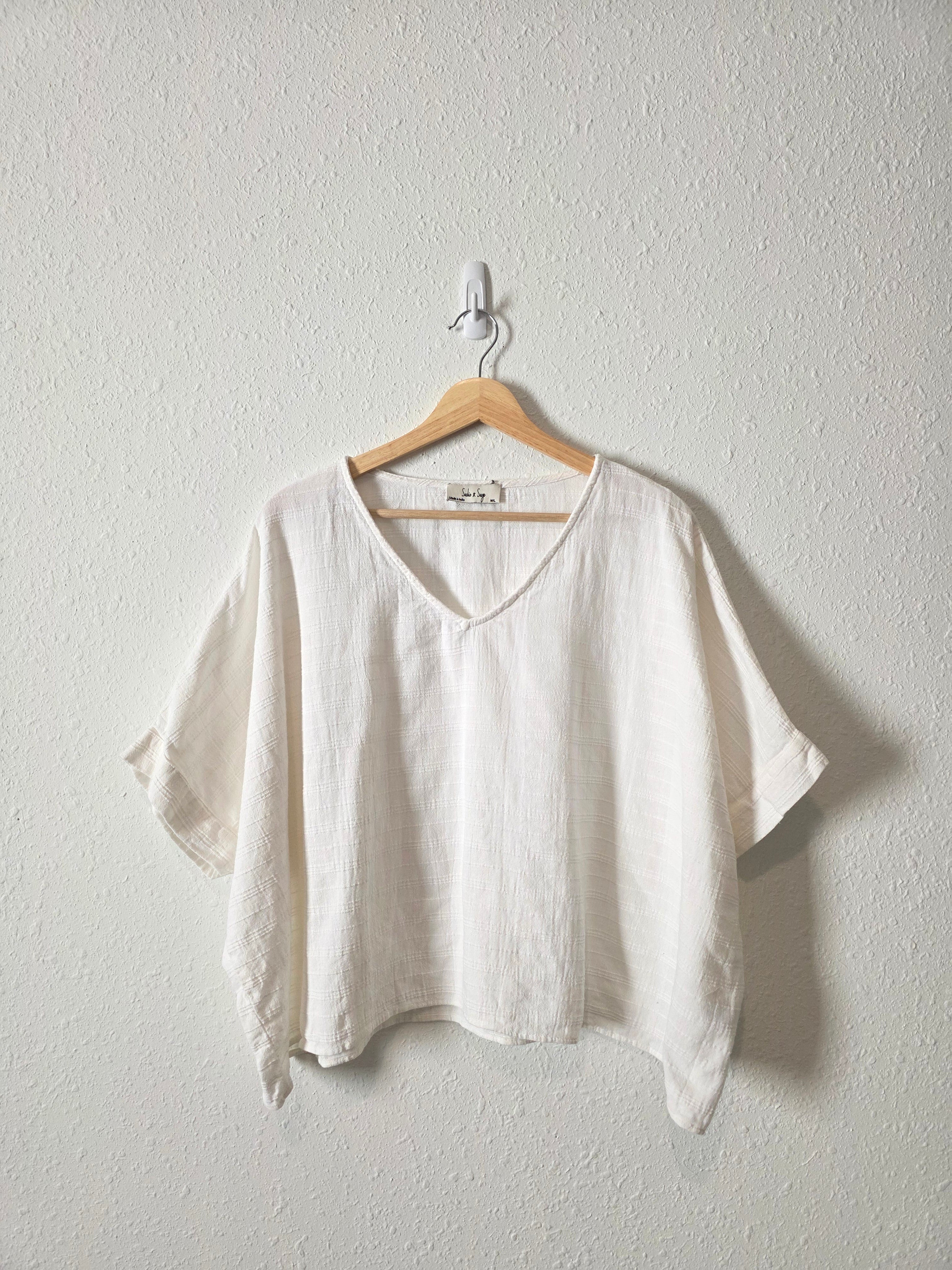 Sadie & Sage Oversized Cotton Top (M/L)