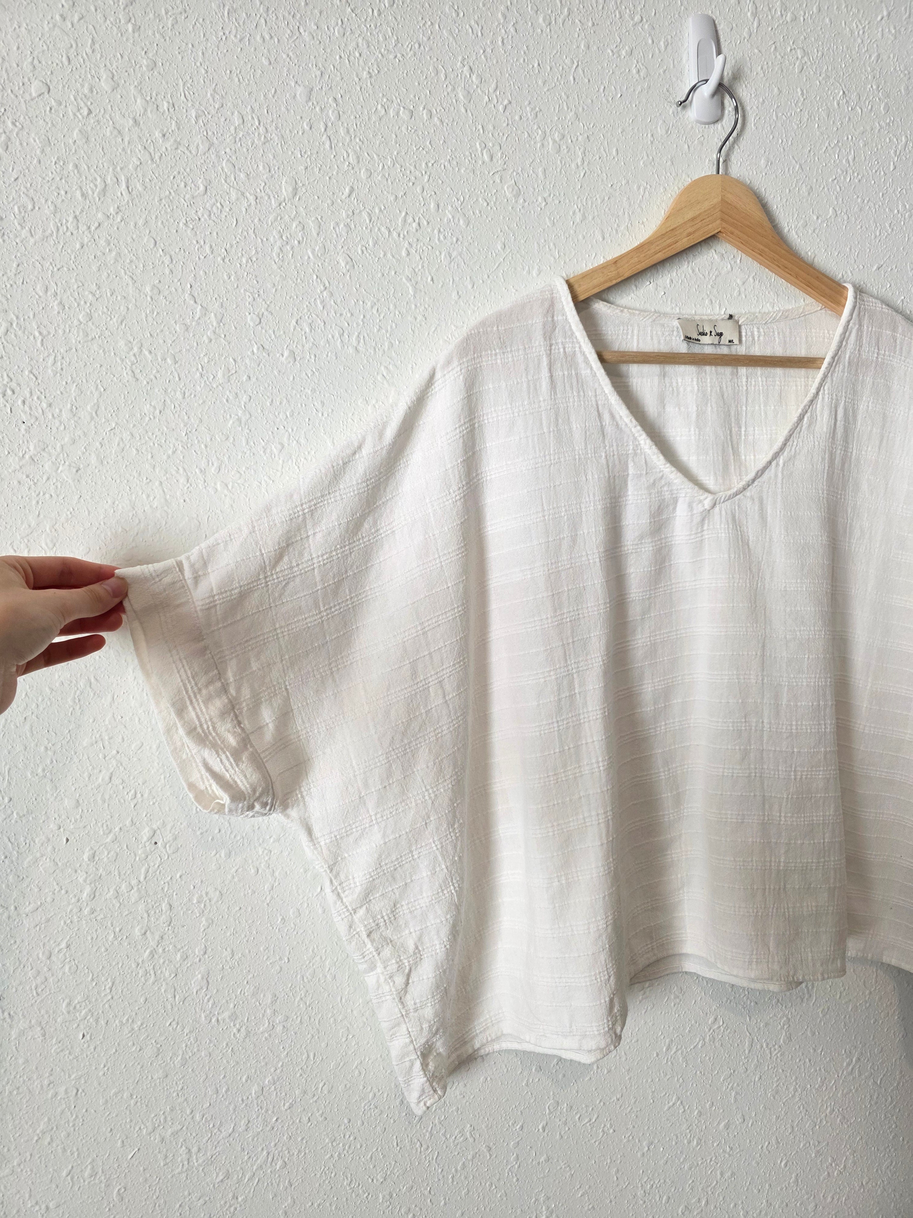 Sadie & Sage Oversized Cotton Top (M/L)