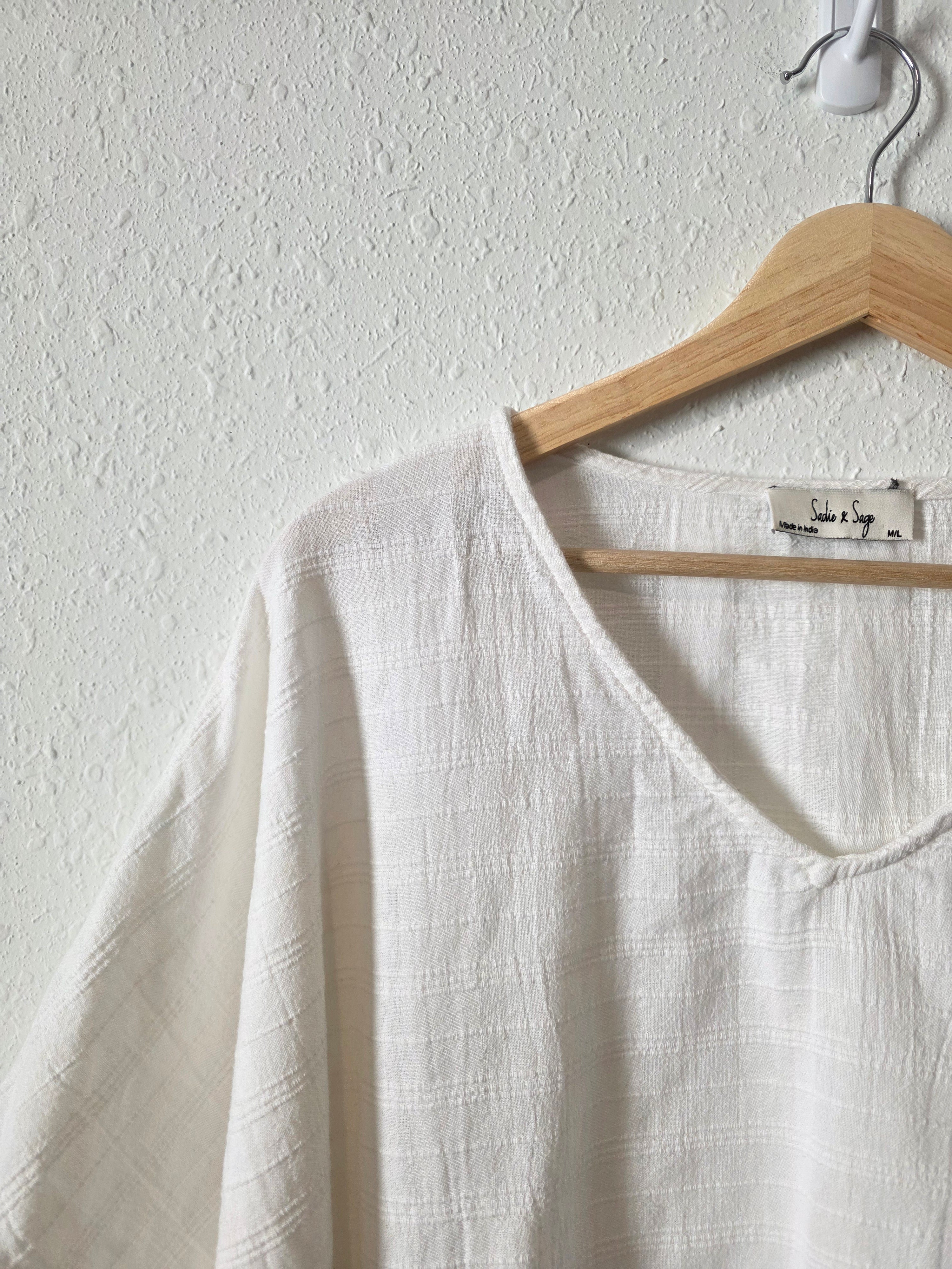 Sadie & Sage Oversized Cotton Top (M/L)