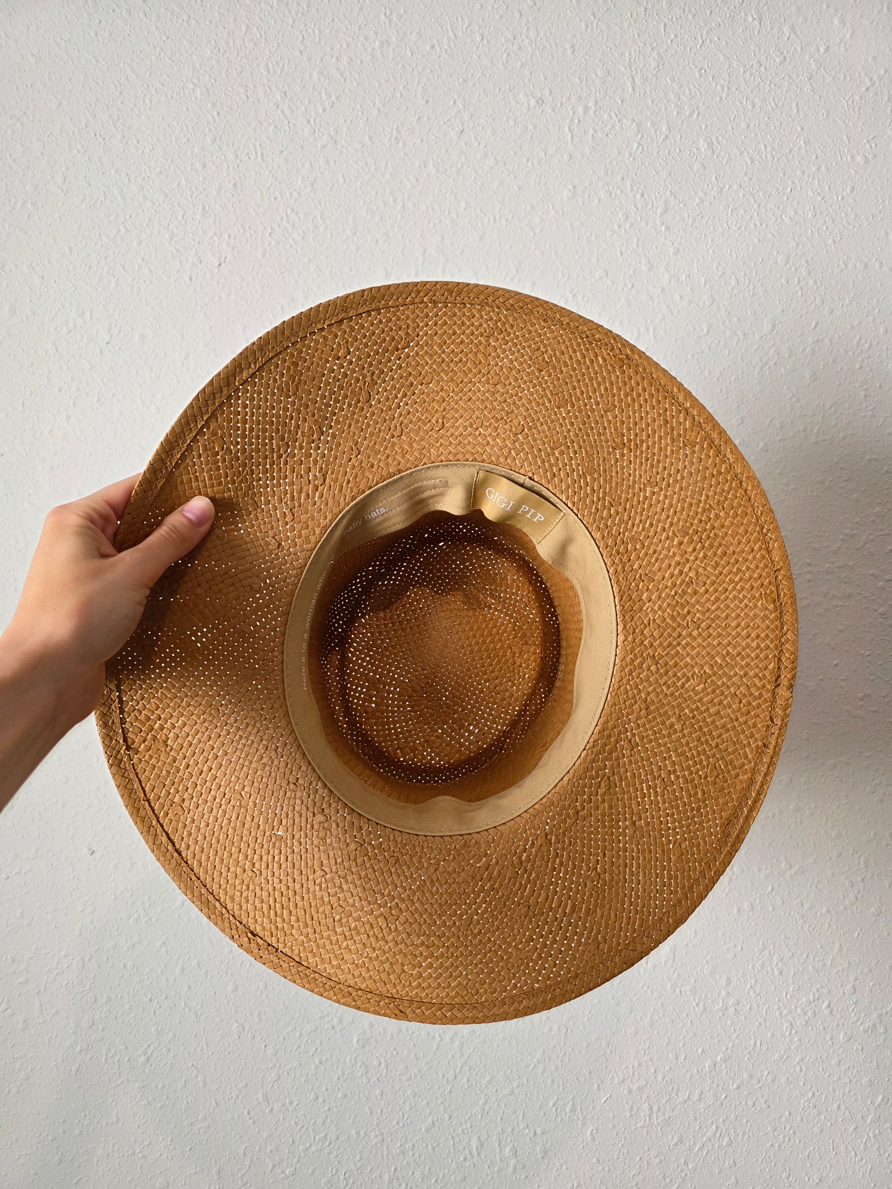 Gigi Pip Circle Straw Hat (S/M)