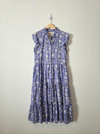Lagamos Floral Tiered Midi Dress (M)