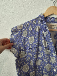 Lagamos Floral Tiered Midi Dress (M)