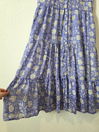 Lagamos Floral Tiered Midi Dress (M)