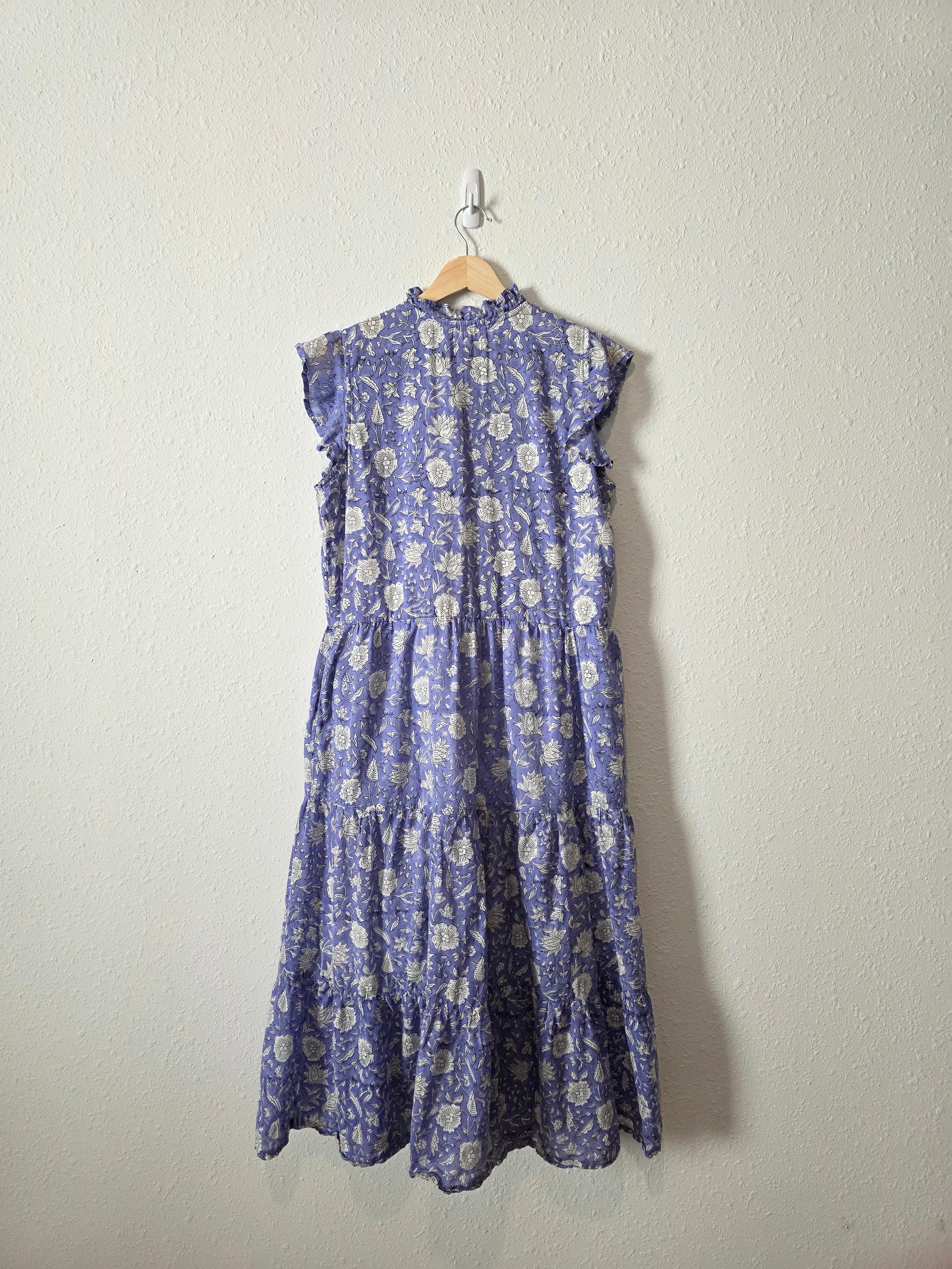 Lagamos Floral Tiered Midi Dress (M)