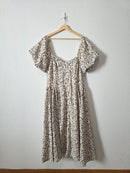 Lulus Dainty Floral Midi Dress (XL)