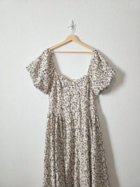 Lulus Dainty Floral Midi Dress (XL)