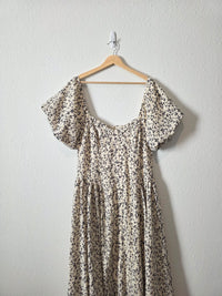Lulus Dainty Floral Midi Dress (XL)