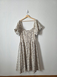Lulus Dainty Floral Midi Dress (XL)
