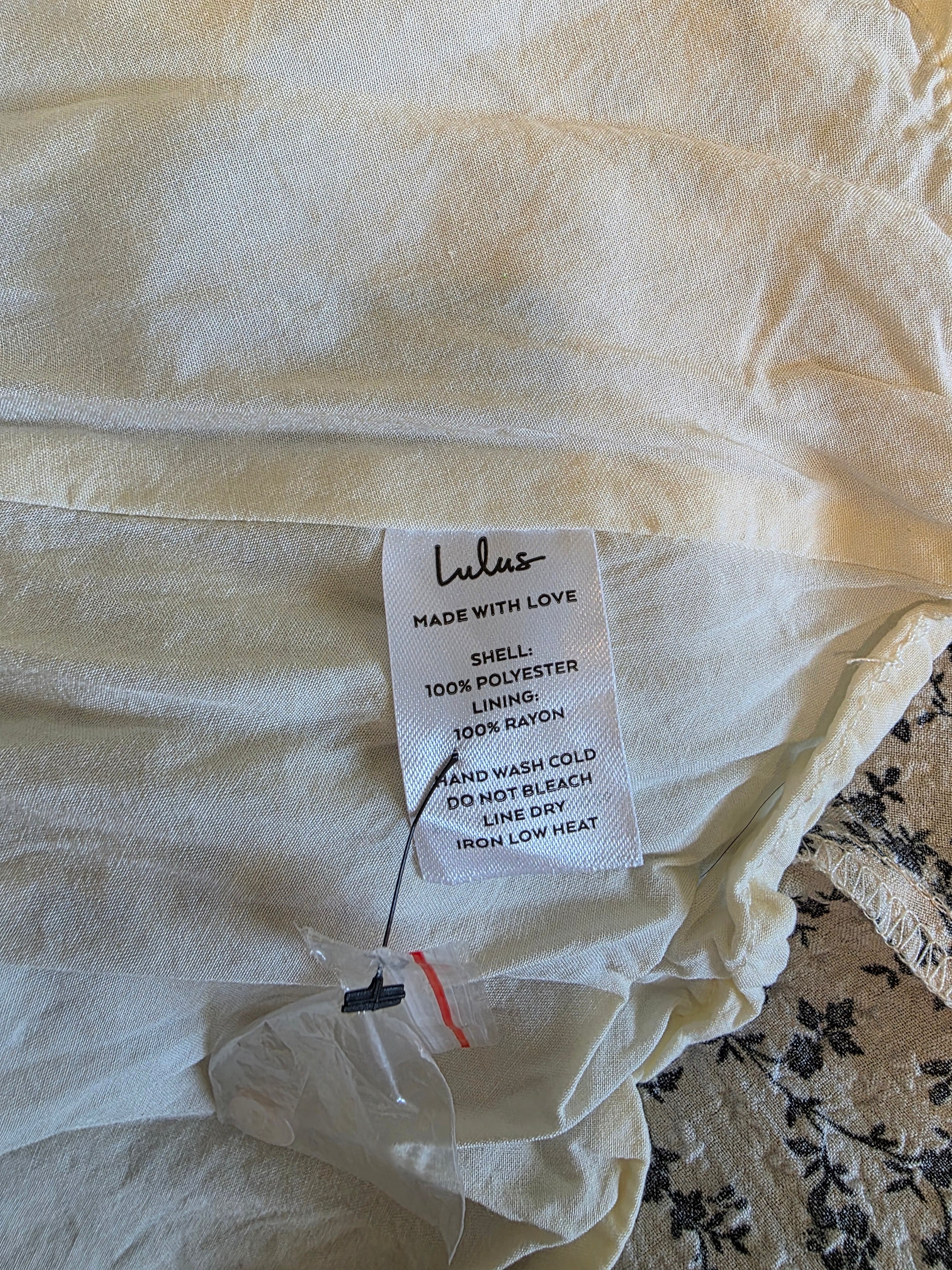 Lulus Dainty Floral Midi Dress (XL)