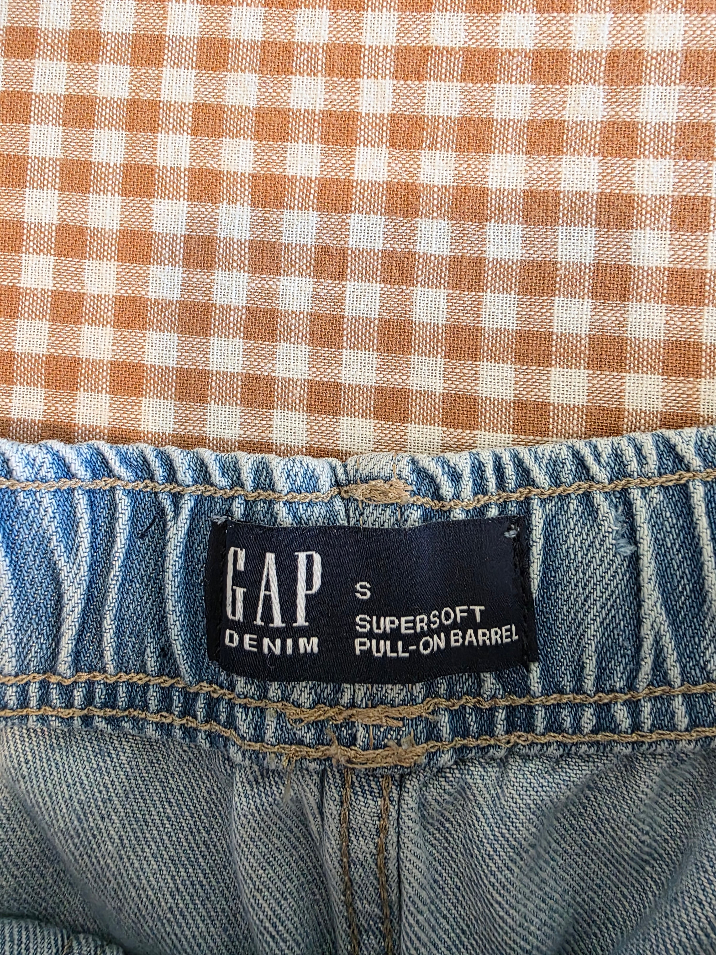 Gap Pull On Barrel Jeans (S)