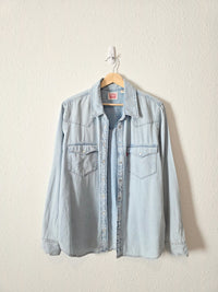 Levi's Snap Button Up Denim Shirt (L)