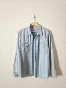 Levi's Snap Button Up Denim Shirt (L)
