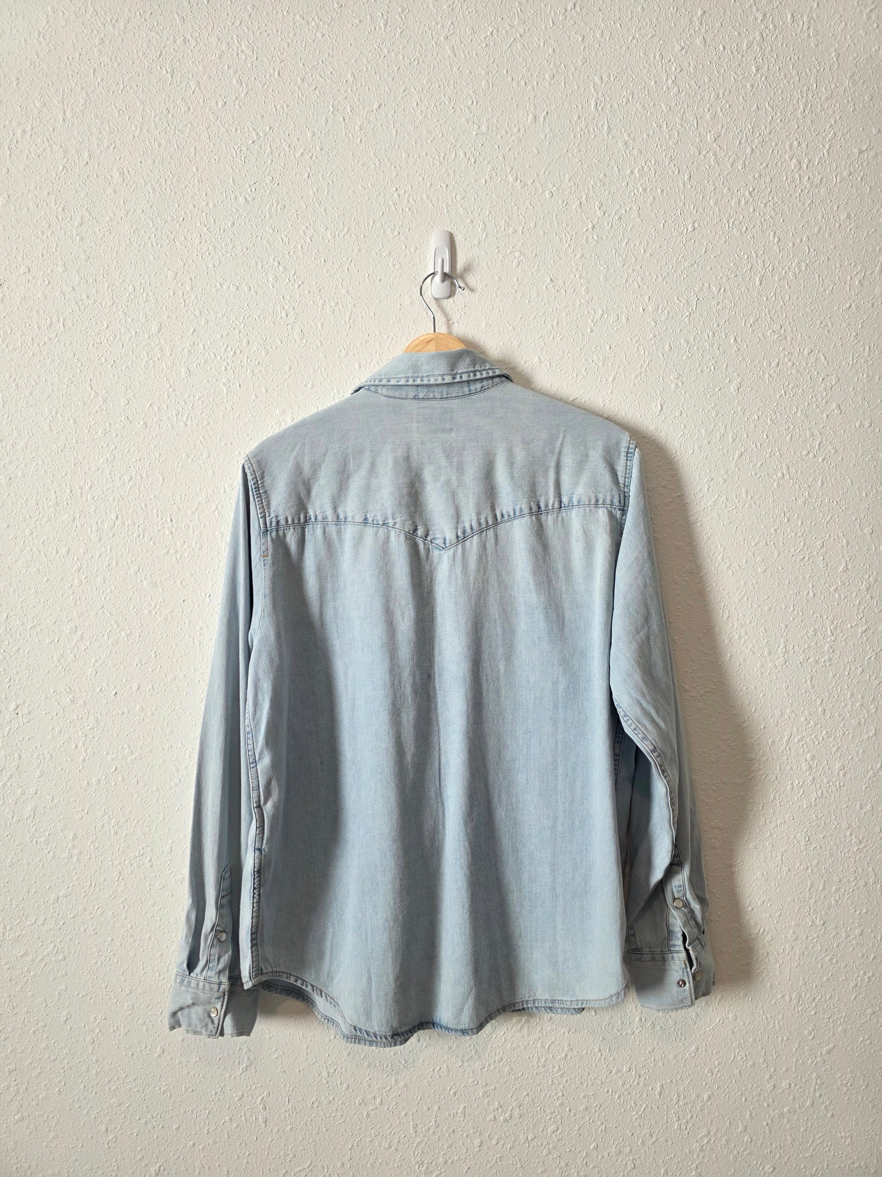 Levi's Snap Button Up Denim Shirt (L)