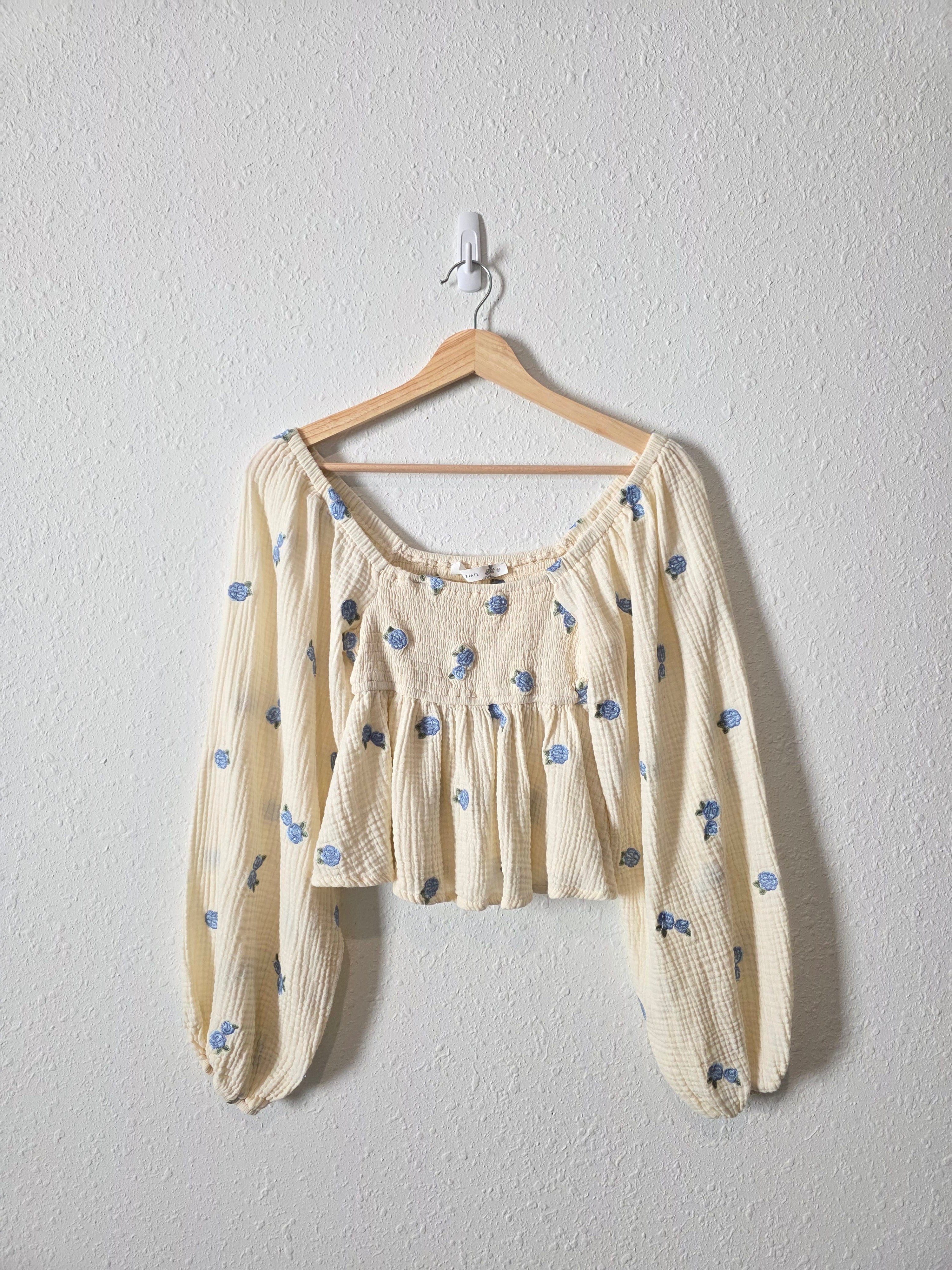 Altar'd State Floral Smocked Top (XS)