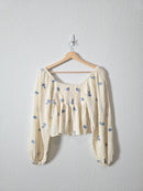 Altar'd State Floral Smocked Top (XS)