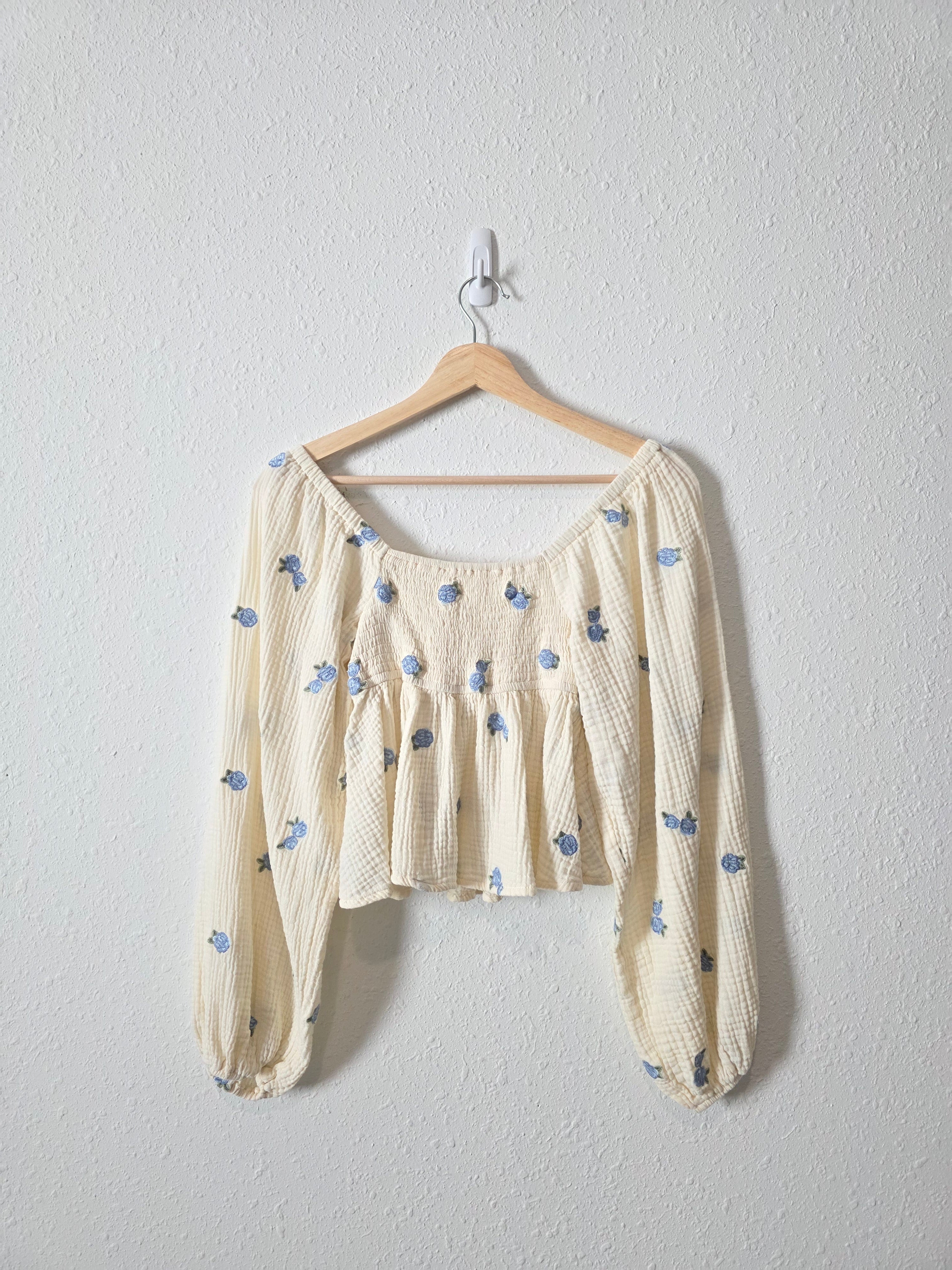 Altar'd State Floral Smocked Top (XS)