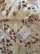 Floral Crochet Button Front Top (S)