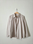 Lands End Striped Cotton Button Up (L)