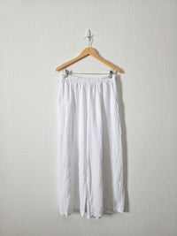 Linen Wide Leg Pants (M/L)