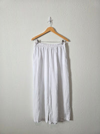 Linen Wide Leg Pants (M/L)