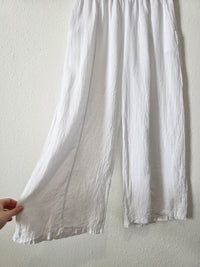 Linen Wide Leg Pants (M/L)