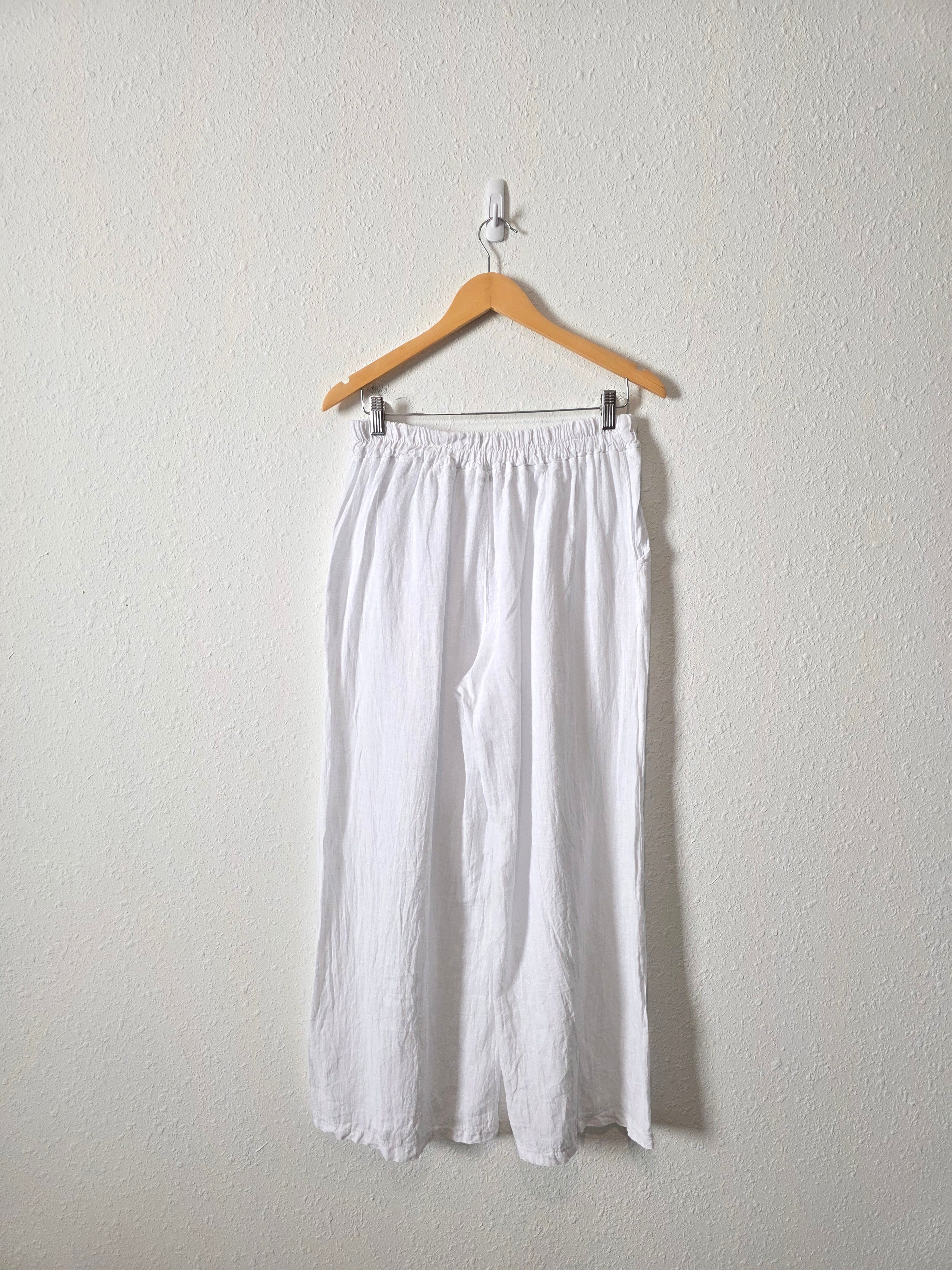 Linen Wide Leg Pants (M/L)