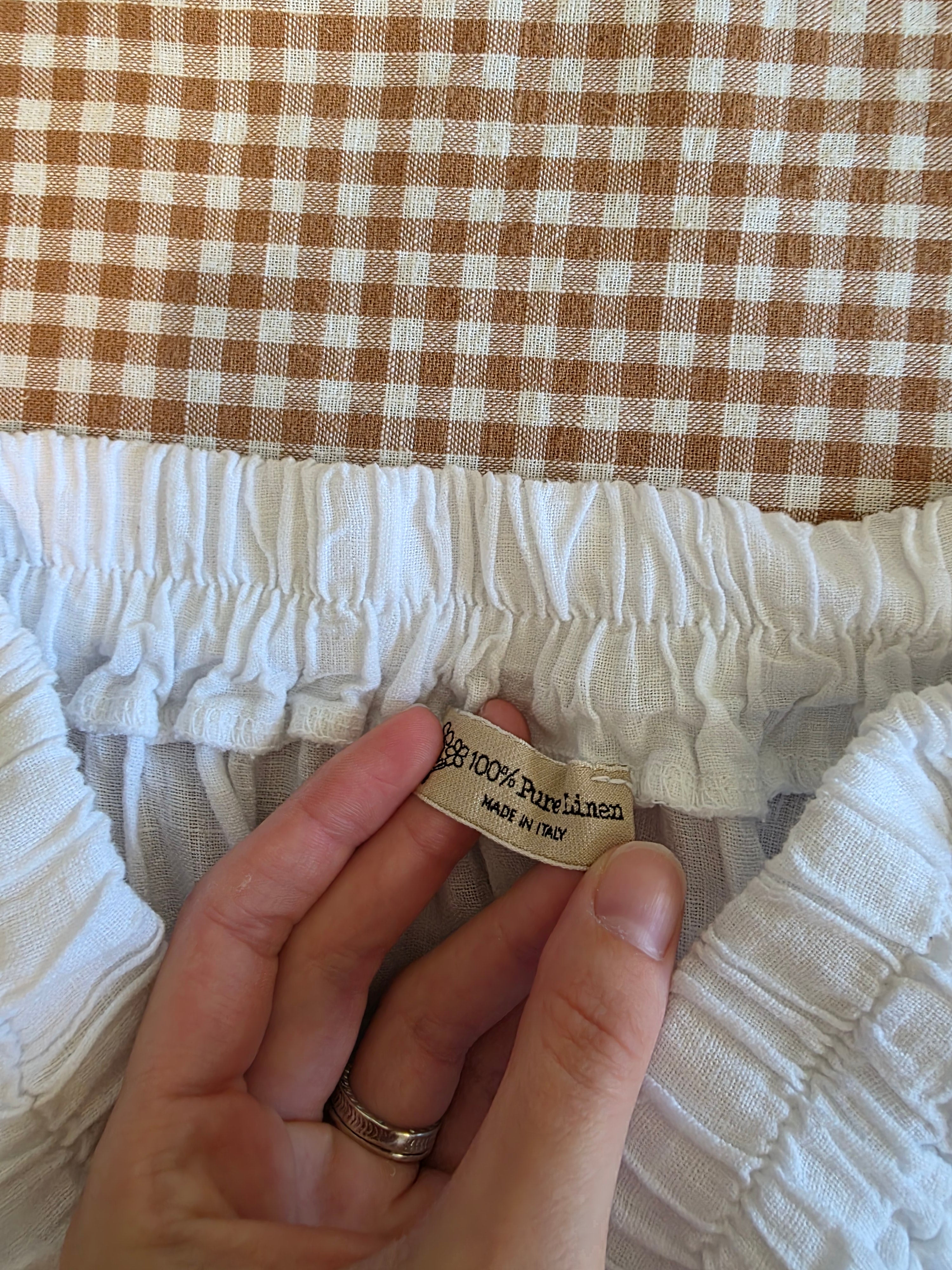 Linen Wide Leg Pants (M/L)