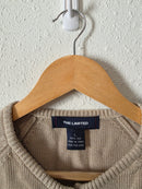 Vintage Neutral Silk Cardigan (L)