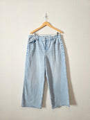 NEW Light Wash Baggy Straight Jeans (18s)