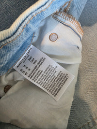 NEW Light Wash Baggy Straight Jeans (18s)