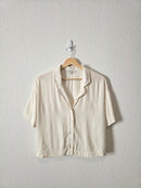 Madewell Button Front Boxy Shirt (M)
