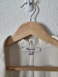 Madewell Button Front Boxy Shirt (M)