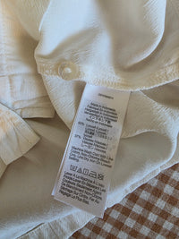 Madewell Button Front Boxy Shirt (M)