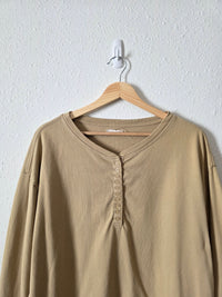 Gap Cotton Henley Tee (L)