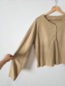 Gap Cotton Henley Tee (L)