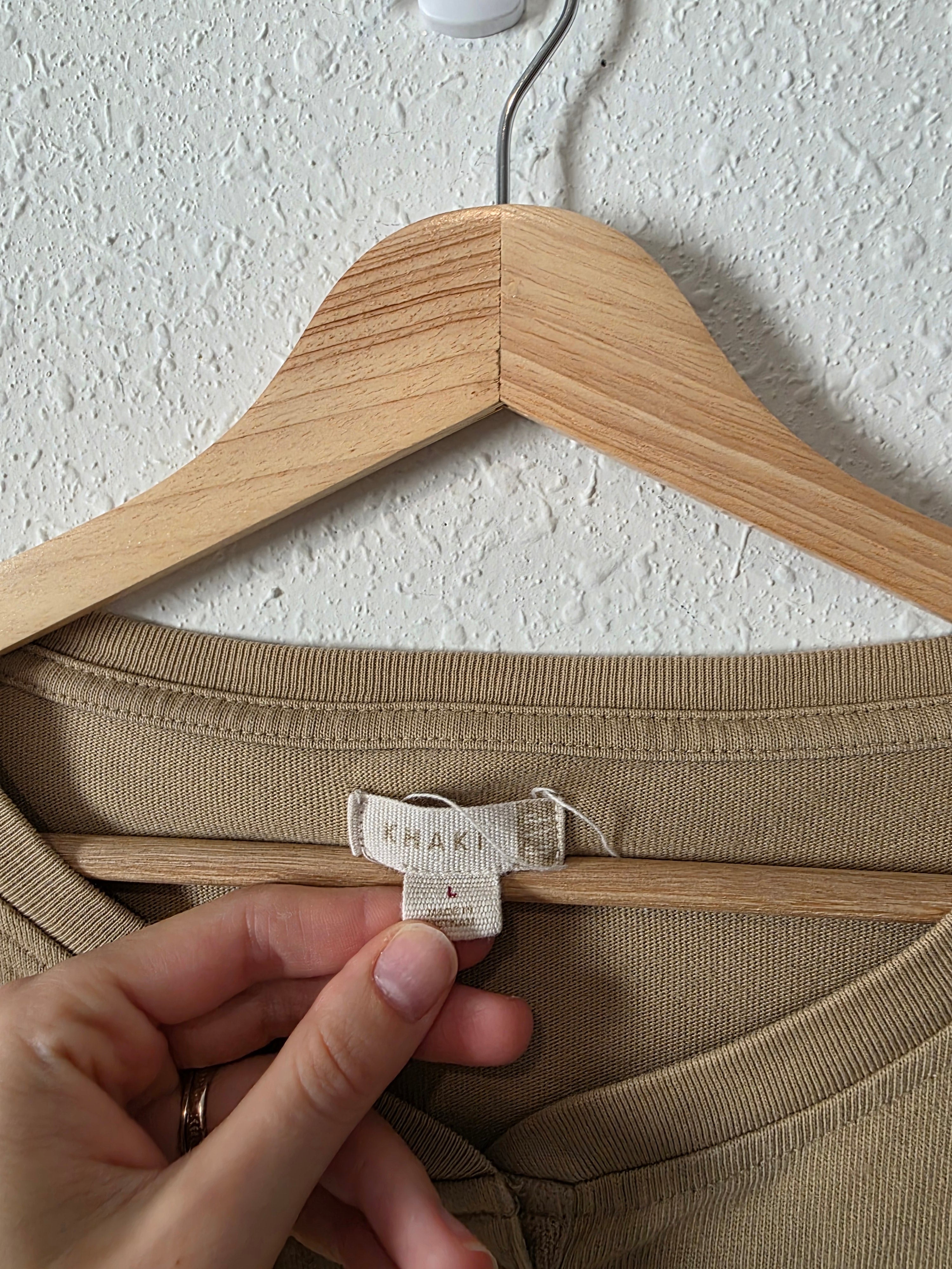 Gap Cotton Henley Tee (L)