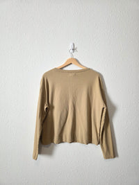 Gap Cotton Henley Tee (L)