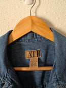 Vintage Button Front Denim Top (L)