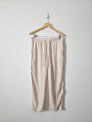 Gap Linen Blend Striped Easy Pants (M)
