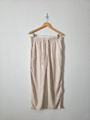 Gap Linen Blend Striped Easy Pants (M)