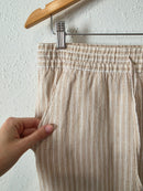 Gap Linen Blend Striped Easy Pants (M)