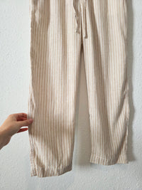 Gap Linen Blend Striped Easy Pants (M)